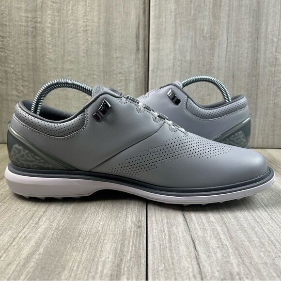 NEW Jordan ADG 4 Golf Wolf Grey Athletic Sneaker Cleats dm0103-010 Men’s Size 8 main image 6